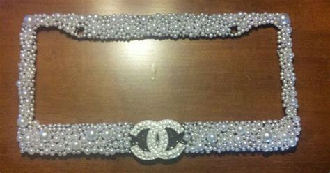 Licence Plate Frame Chanel for sale 